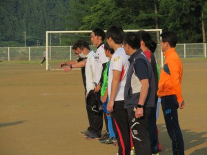 三戸郡中学校夏季大会前哨戦「三戸中＊＊部ＶＳ三戸小中職員」